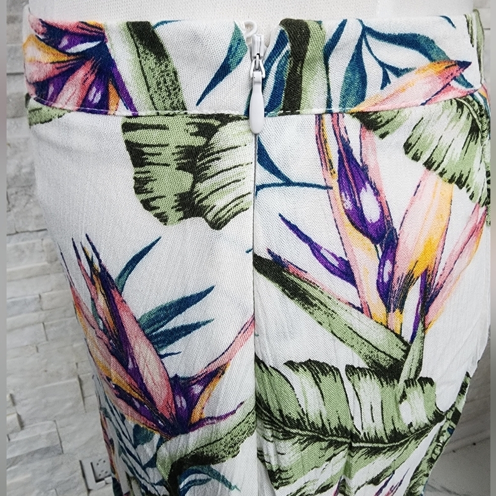 floral viscose skirt for women - Picture 6 of 8